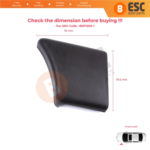 Front Left Fender Trim Molding for Citroen Berlingo MK1 M49 M59 1996-2008 8544.J7