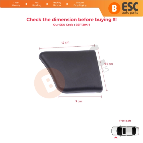 Front Left Fender Trim Molding for Peugeot Partner M59 2002-2008 Facelift 8544.J5