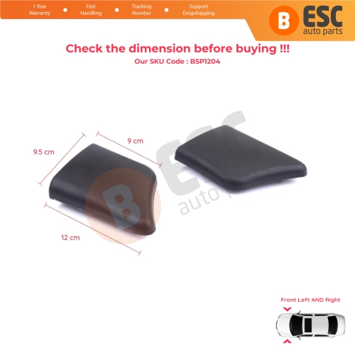 Front Left Right Fender Trim Molding for Peugeot Partner M59 2002-2008 Facelift 8544.J5 8544.J6