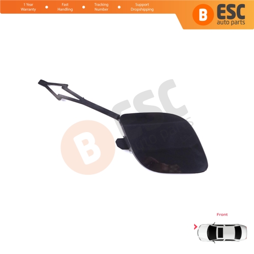 Front Bumper Tow Eye Hook Cover Cap Primed for Renault Clio MK5 V B7 BJA 2019-2023 Pre-Facelift 511806272R