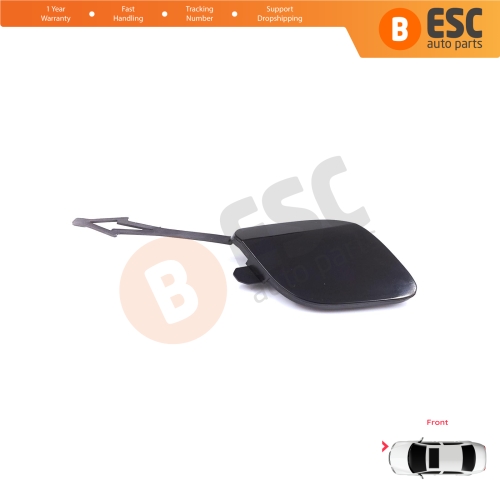 Front Bumper Tow Eye Hook Cover Cap Primed for Renault Clio MK5 V B7 BJA 2019-2023 Pre-Facelift 511806272R