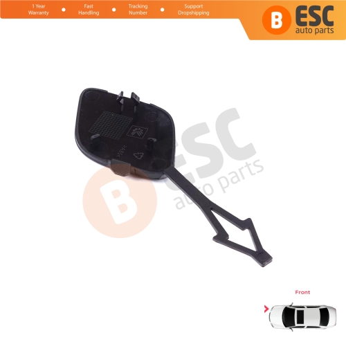 Front Bumper Tow Eye Hook Cover Cap Primed for Renault Clio MK5 V B7 BJA 2019-2023 Pre-Facelift 511806272R