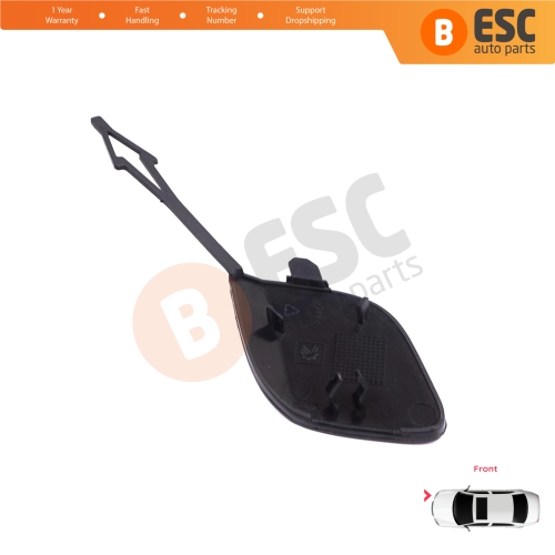 Front Bumper Tow Eye Hook Cover Cap Primed for Renault Clio MK5 V B7 BJA 2019-2023 Pre-Facelift 511806272R