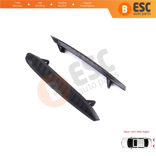 Rear Bumper Right Left Moulding Trim Vent Cover for Renault Megane MK4 LFB 2016-On Sedan 850760115R