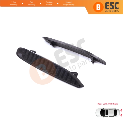 Rear Bumper Right Left Moulding Trim Vent Cover for Renault Megane MK4 LFB 2016-On Sedan 850760115R