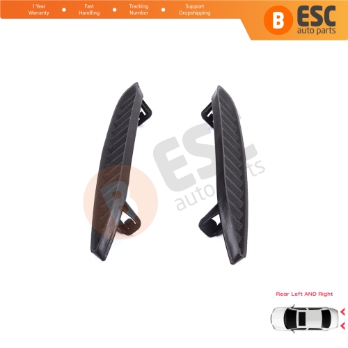 Rear Bumper Right Left Moulding Trim Vent Cover for Renault Megane MK4 LFB 2016-On Sedan 850760115R
