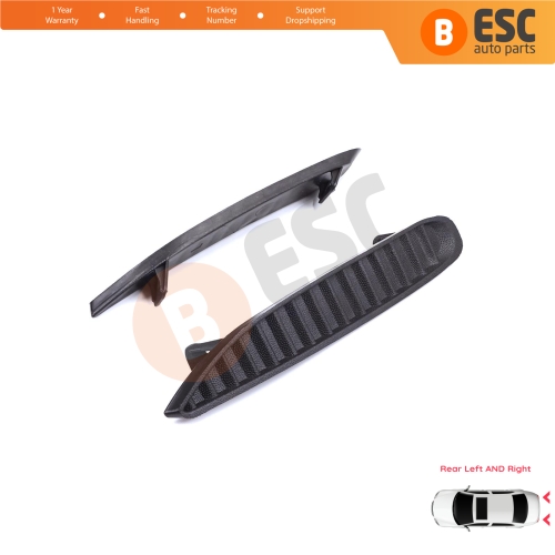 Rear Bumper Right Left Moulding Trim Vent Cover for Renault Megane MK4 LFB 2016-On Sedan 850760115R