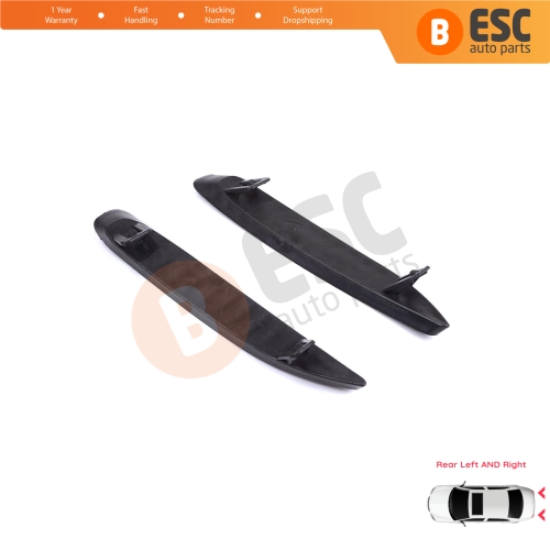 Rear Bumper Right Left Moulding Trim Vent Cover for Renault Megane MK4 LFB 2016-On Sedan 850760115R