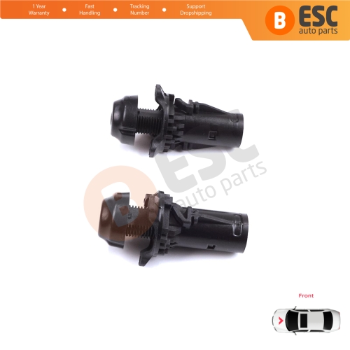 2 Pieces Adjustable Bonnet Hood Stop Buffer for Renault Clio MK5 Captur MK2 Taliant Dacia Sandero MK3 658291760R