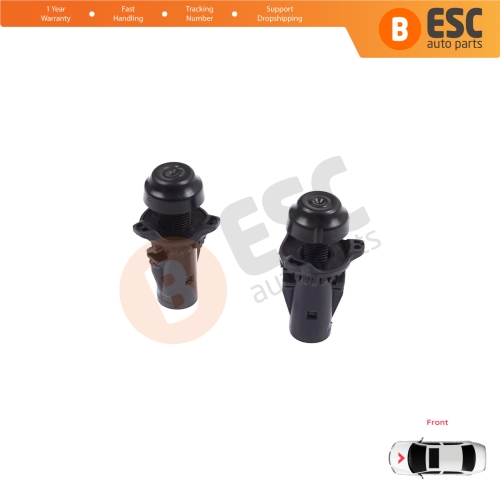 2 Pieces Adjustable Bonnet Hood Stop Buffer for Renault Clio MK5 Captur MK2 Taliant Dacia Sandero MK3 658291760R