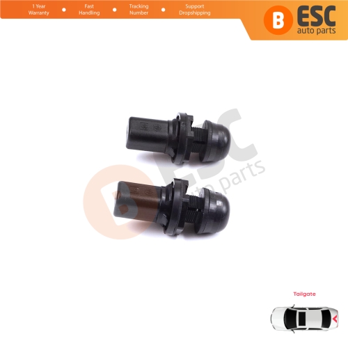2 Pieces Rear Trunk Tailgate Stop Buffer for VW Seat Skoda 6X0827499 5KD827499 3C5827499B