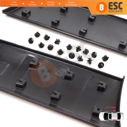 Rear Left Right Side Moulding Panel For Renault Trafic MK3 Fiat Talento Opel Vivaro B Nissan NV300 Primastar 788137407 788129036