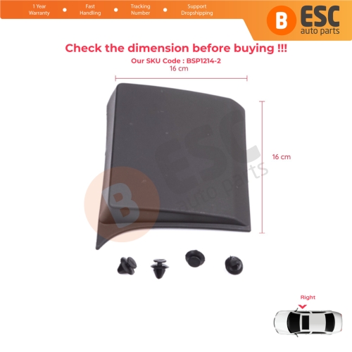 Right Side Moulding Panel For Renault Trafic MK3 Fiat Talento Opel Vivaro B Nissan NV300 Primastar 768185709