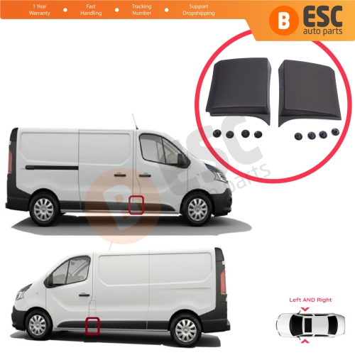 Left Right Side Moulding Panel For Renault Trafic MK3 Fiat Talento Opel Vivaro B Nissan NV300 Primastar 768196228 768185709