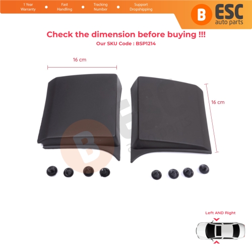 Left Right Side Moulding Panel For Renault Trafic MK3 Fiat Talento Opel Vivaro B Nissan NV300 Primastar 768196228 768185709