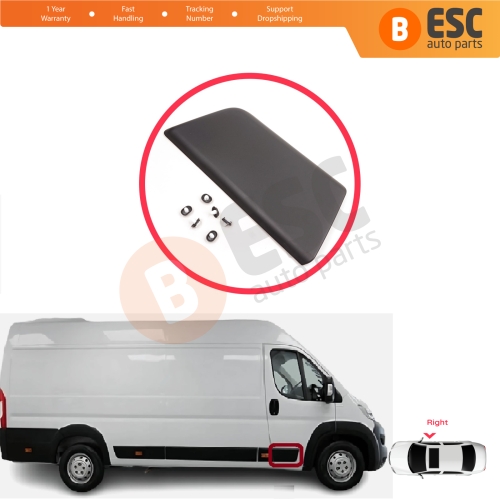 Right Side Door Moulding Panel For Fiat Ducato MK3 Boxer 250 Jumper Relay MK2 Daily 2006-2024 Promaster 8545FC