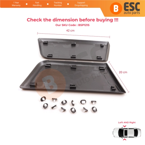 Left Right Side Door Moulding Panel For Fiat Ducato MK3 Boxer 250 Jumper Relay MK2 Daily 2006-2024 Promaster 8545FE 8545FC