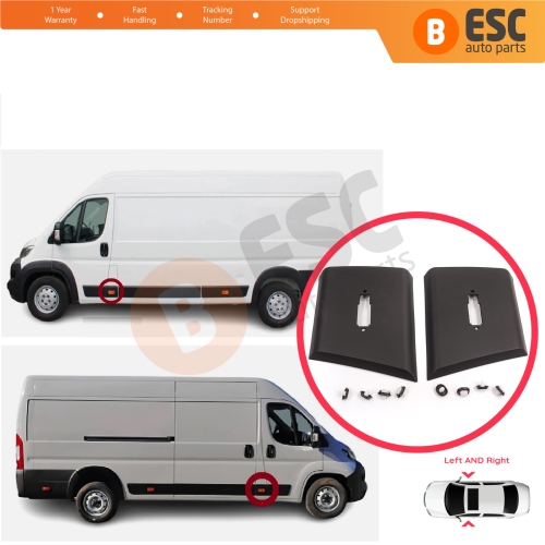 Left Right Side Moulding Panel Pillar Trim For Fiat Ducato MK3 Boxer 250 Jumper Relay MK2 Daily 2006-2024 8547W5 8547W3