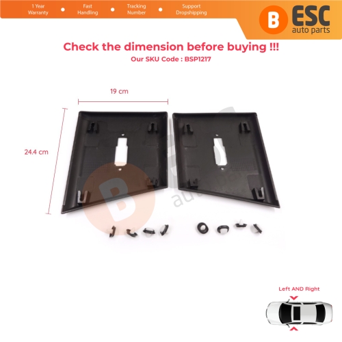 Left Right Side Moulding Panel Pillar Trim For Fiat Ducato MK3 Boxer 250 Jumper Relay MK2 Daily 2006-2024 8547W5 8547W3