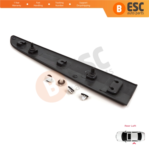 Rear Left Side Sliding Door Moulding Strip Panel For Ford Transit Tourneo Courier MK1 B460 2014-2023 1854160