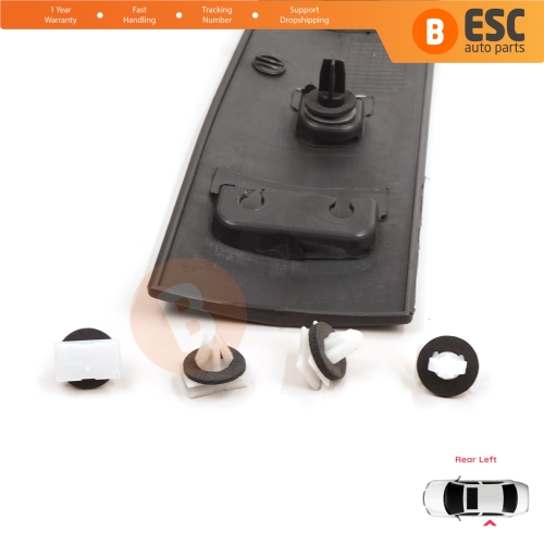 Rear Left Side Sliding Door Moulding Strip Panel For Ford Transit Tourneo Courier MK1 B460 2014-2023 1854160