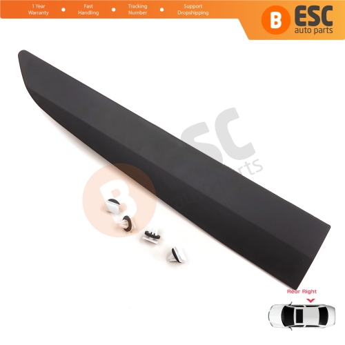 Rear Right Side Sliding Door Moulding Strip Panel For Ford Transit Tourneo Courier MK1 B460 2014-2023 1854158