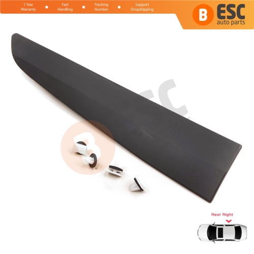 Rear Right Side Sliding Door Moulding Strip Panel For Ford Transit Tourneo Courier MK1 B460 2014-2023 1854158