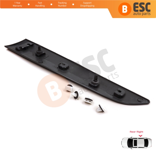 Rear Right Side Sliding Door Moulding Strip Panel For Ford Transit Tourneo Courier MK1 B460 2014-2023 1854158