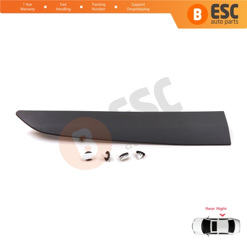 Rear Right Side Sliding Door Moulding Strip Panel For Ford Transit Tourneo Courier MK1 B460 2014-2023 1854158