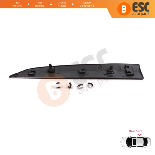 Rear Right Side Sliding Door Moulding Strip Panel For Ford Transit Tourneo Courier MK1 B460 2014-2023 1854158