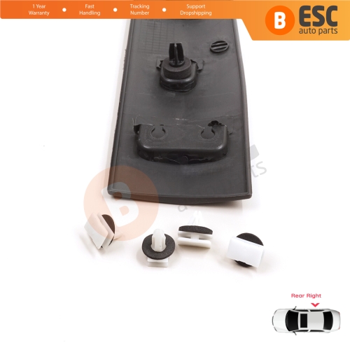 Rear Right Side Sliding Door Moulding Strip Panel For Ford Transit Tourneo Courier MK1 B460 2014-2023 1854158