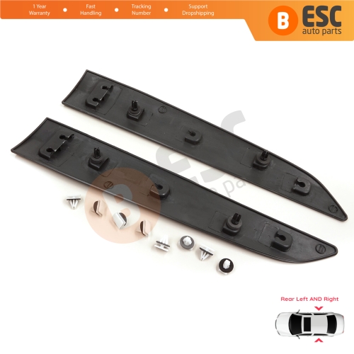 Rear Left Right Side Sliding Door Moulding Strip Panel For Ford Transit Tourneo Courier MK1 B460 2014-2023 1854160 1854158
