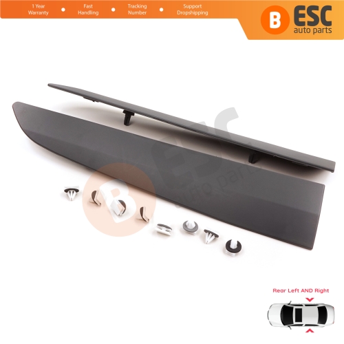 Rear Left Right Side Sliding Door Moulding Strip Panel For Ford Transit Tourneo Courier MK1 B460 2014-2023 1854160 1854158