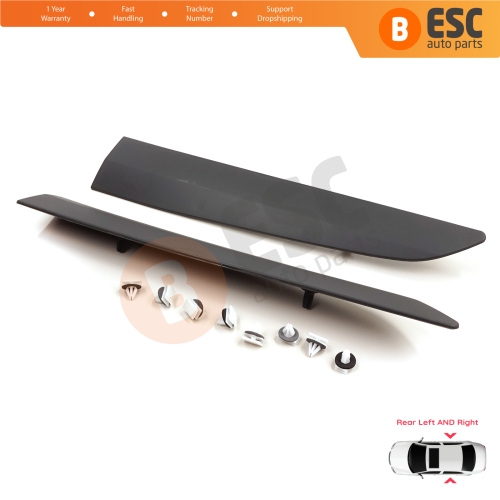 Rear Left Right Side Sliding Door Moulding Strip Panel For Ford Transit Tourneo Courier MK1 B460 2014-2023 1854160 1854158