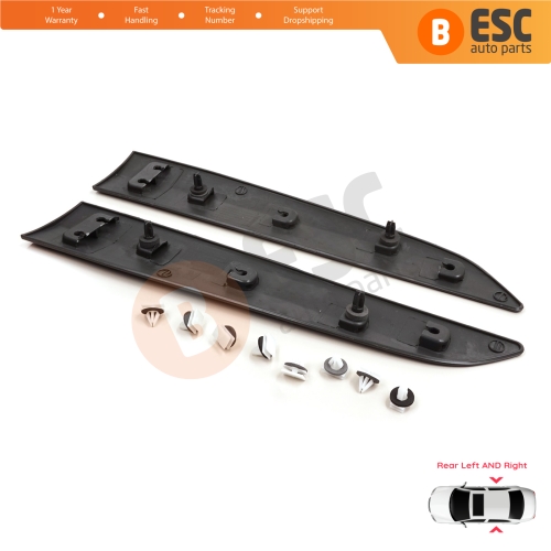 Rear Left Right Side Sliding Door Moulding Strip Panel For Ford Transit Tourneo Courier MK1 B460 2014-2023 1854160 1854158