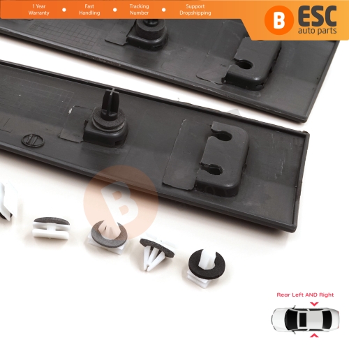 Rear Left Right Side Sliding Door Moulding Strip Panel For Ford Transit Tourneo Courier MK1 B460 2014-2023 1854160 1854158