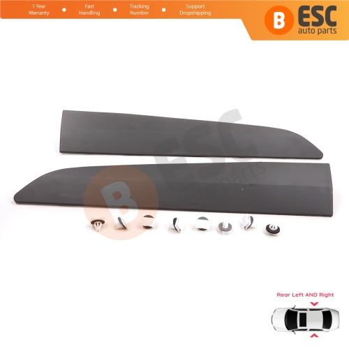Rear Left Right Side Sliding Door Moulding Strip Panel For Ford Transit Tourneo Courier MK1 B460 2014-2023 1854160 1854158