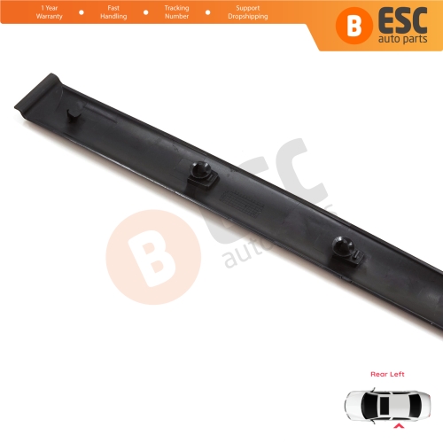 Rear Left Side Door Moulding Strip Panel For Peugeot 206 206+ 1998-2013  4/5 Door 8546E6