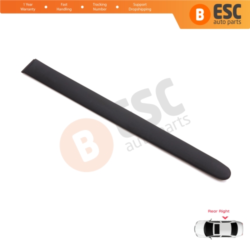 Rear Right Side Door Moulding Strip Panel For Peugeot 206 206+ 1998-2013  4/5 Door 8546E7