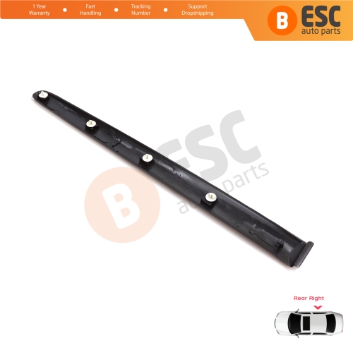 Rear Right Side Door Moulding Strip Panel For Peugeot 206 206+ 1998-2013  4/5 Door 8546E7