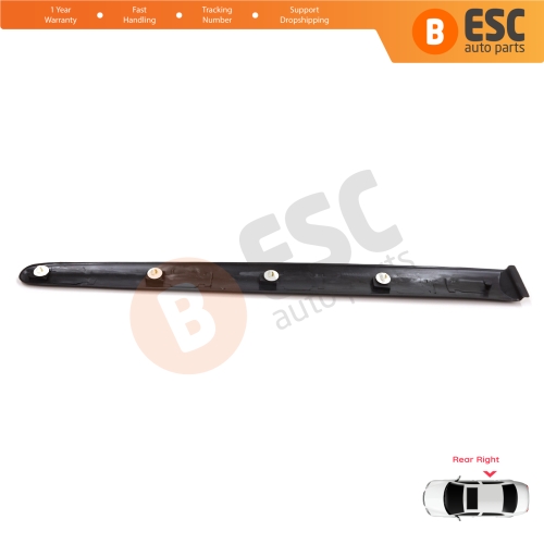 Rear Right Side Door Moulding Strip Panel For Peugeot 206 206+ 1998-2013  4/5 Door 8546E7
