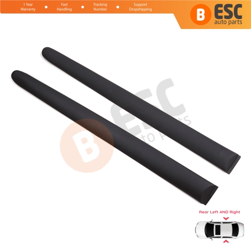 Rear Left Right Side Door Moulding Strip Panel For Peugeot 206 206+ 1998-2013  4/5 Door 8546E6 8546E7