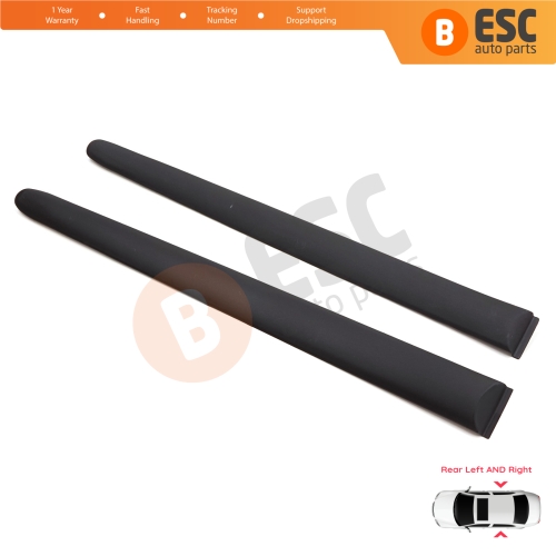 Rear Left Right Side Door Moulding Strip Panel For Peugeot 206 206+ 1998-2013  4/5 Door 8546E6 8546E7