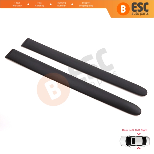 Rear Left Right Side Door Moulding Strip Panel For Peugeot 206 206+ 1998-2013  4/5 Door 8546E6 8546E7