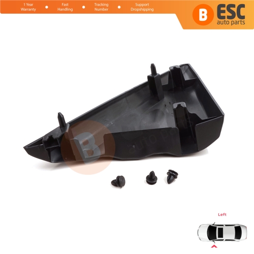 Left Side View Mirror Door Triangle Fender Trim Cover for Ford Transit MK8 T18 V363 2013-2024 2016819