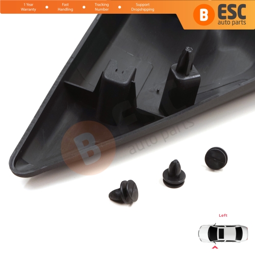 Left Side View Mirror Door Triangle Fender Trim Cover for Ford Transit MK8 T18 V363 2013-2024 2016819