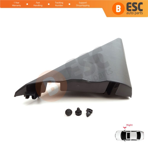 Right Side View Mirror Door Triangle Fender Trim Cover for Ford Transit MK8 T18 V363 2013-2024 2016818