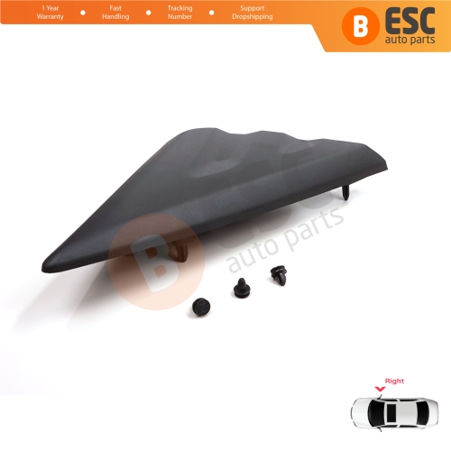 Right Side View Mirror Door Triangle Fender Trim Cover for Ford Transit MK8 T18 V363 2013-2024 2016818