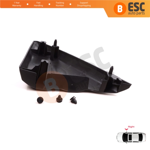 Right Side View Mirror Door Triangle Fender Trim Cover for Ford Transit MK8 T18 V363 2013-2024 2016818