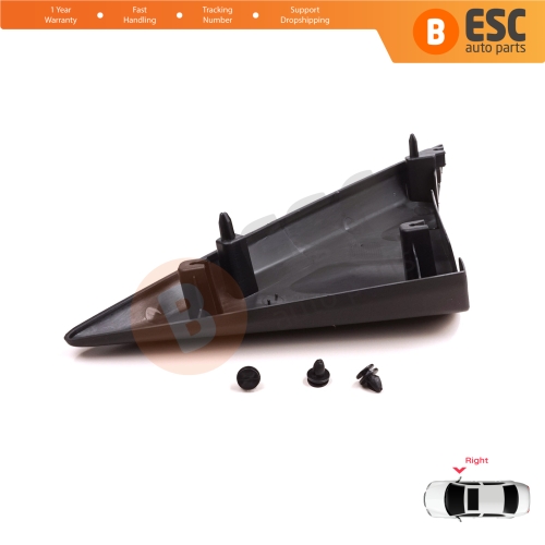 Right Side View Mirror Door Triangle Fender Trim Cover for Ford Transit MK8 T18 V363 2013-2024 2016818